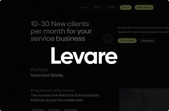 Levare Studio (Work in progress)